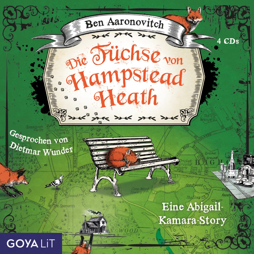 Cover: 9783833743634 | Die Füchse von Hampstead Heath, 4 Audio-CD | Eine Abigail-Kamara-Story