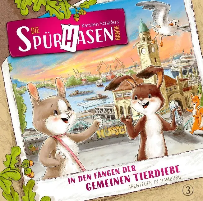 Cover: 9783981633634 | Die Spürhasen-Bande - In den Fängen der gemeinen Tierdiebe,1 Audio-CD