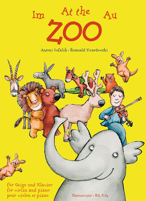Cover: 9790006523634 | Im Zoo/At the Zoo/Au zoo für Geige und Klavier | Anton Cofalik | 20 S.