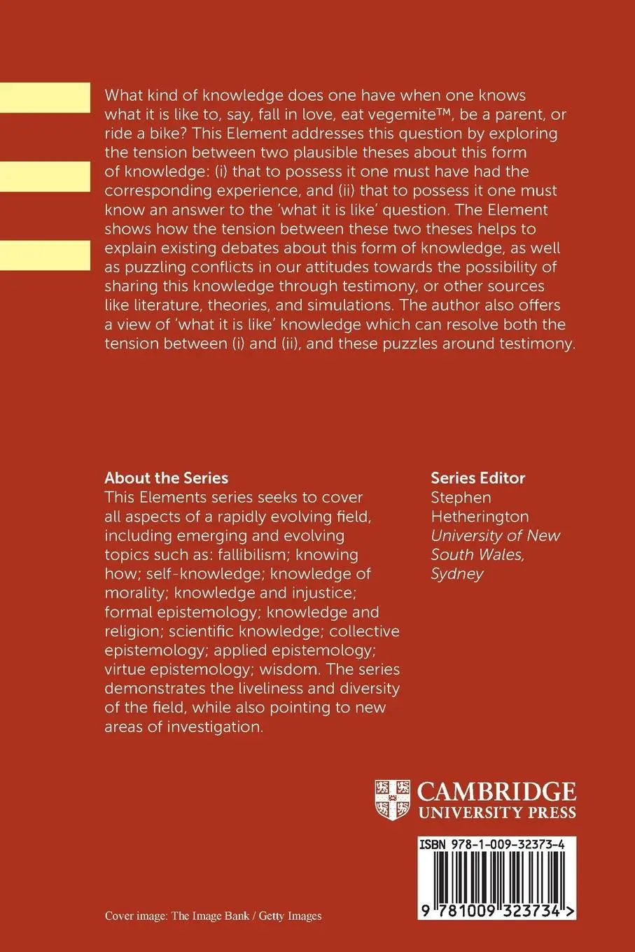 Rückseite: 9781009323734 | Knowing What It Is Like | Yuri Cath | Taschenbuch | Englisch | 2024