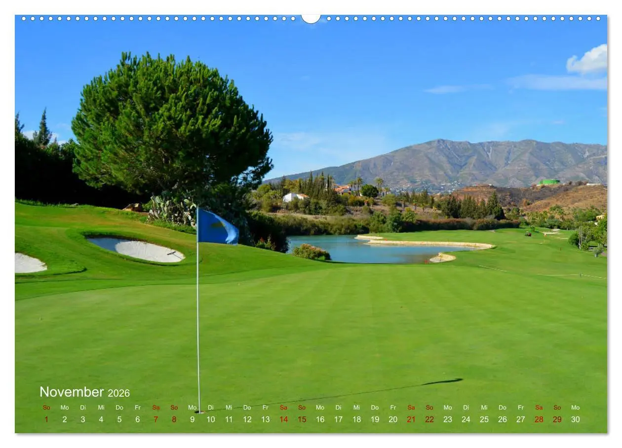 Bild: 9783457843734 | Passion Golf (Wandkalender 2026 DIN A2 quer), CALVENDO Monatskalender