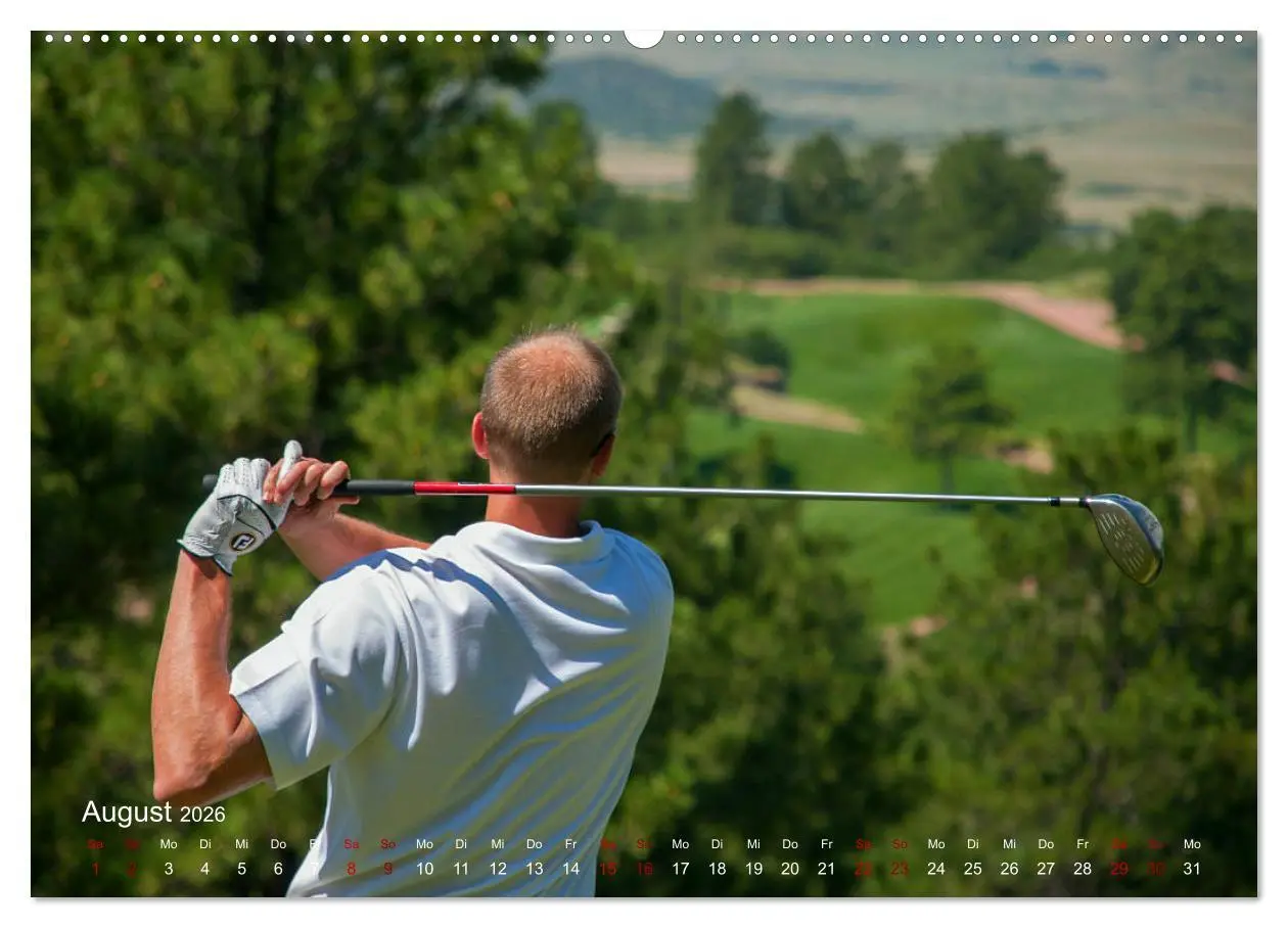 Bild: 9783457843734 | Passion Golf (Wandkalender 2026 DIN A2 quer), CALVENDO Monatskalender