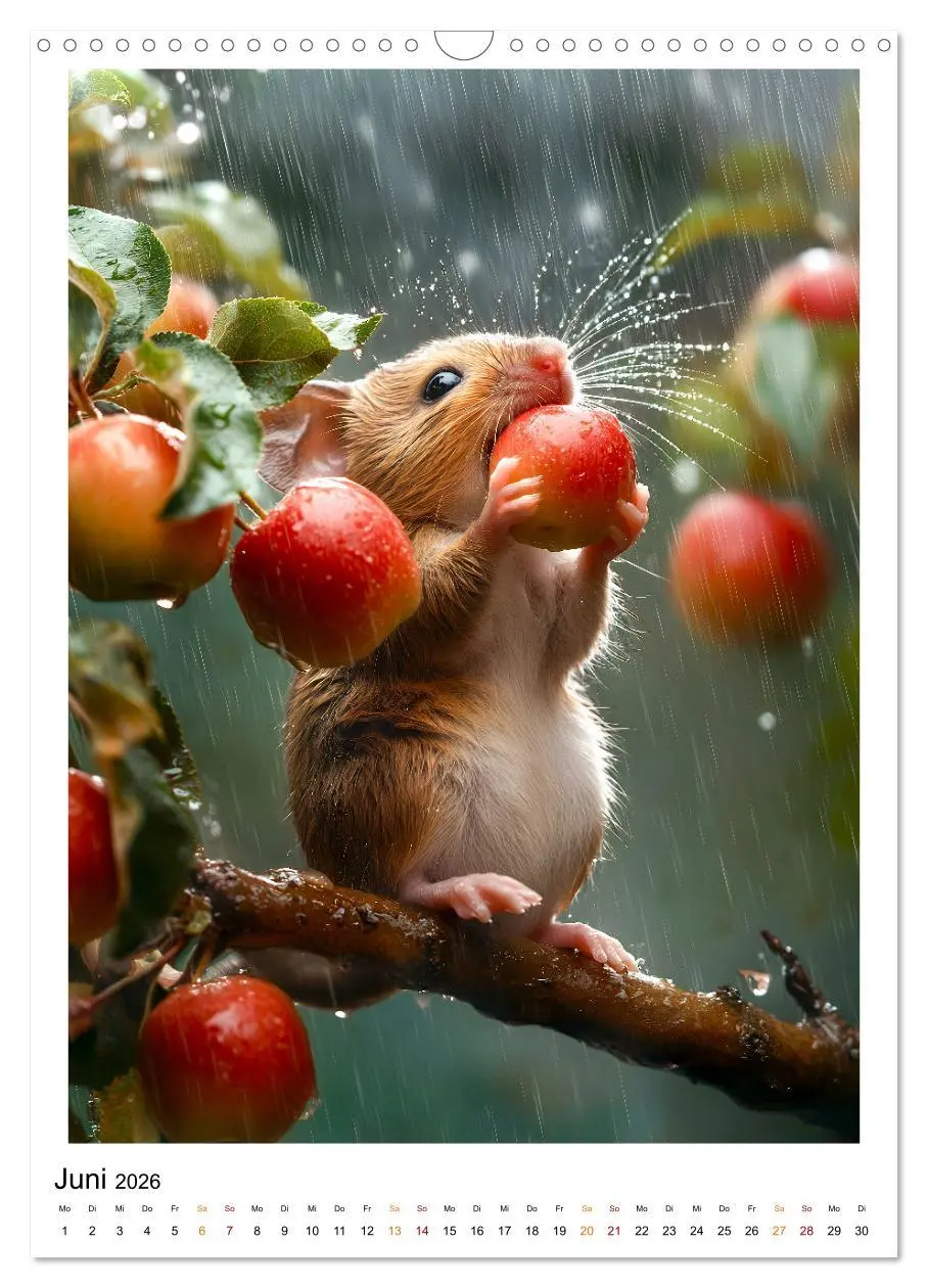 Bild: 9783516243734 | Lustige Mäusewelt (Wandkalender 2026 DIN A3 hoch), CALVENDO...