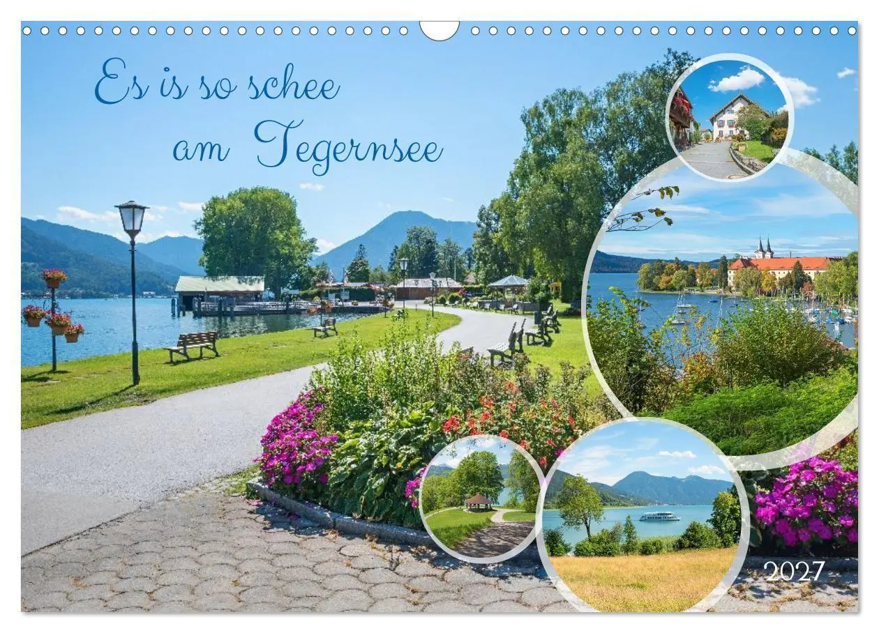 Cover: 9783516793734 | Es is so schee am Tegernsee (Wandkalender 2027 DIN A3 quer),...
