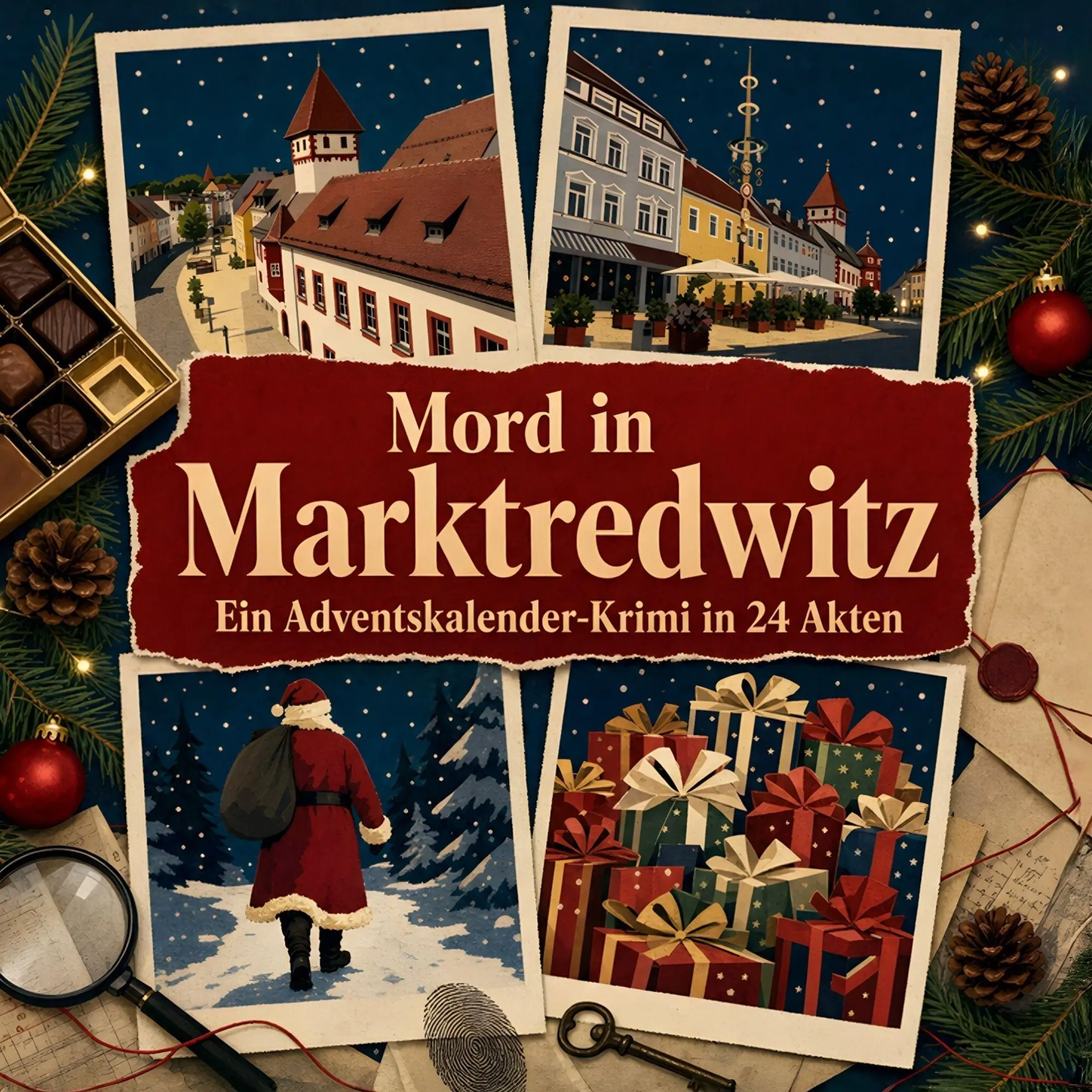 Cover: 9783696123734 | Mord in Marktredwitz | Ein Adventskalender-Krimi in 24 Akten | Werner