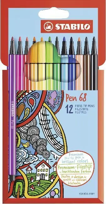 Cover: 4006381483834 | STABILO Pen 68 12er Kartonetui | 6812-7 | 2016 | STABILO Nonbook