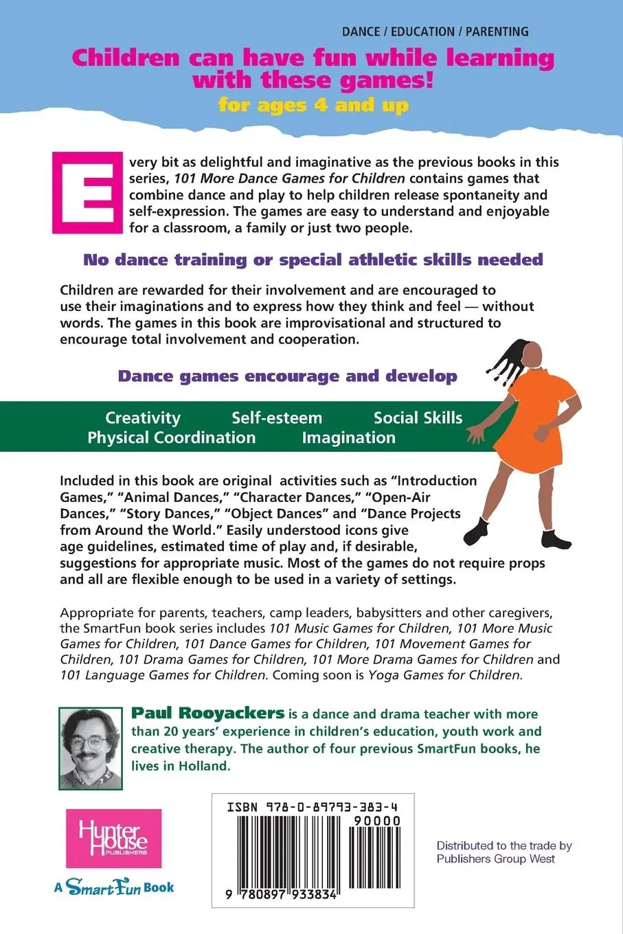 Rückseite: 9780897933834 | 101 More Dance Games for Children | Paul Rooyackers | Taschenbuch