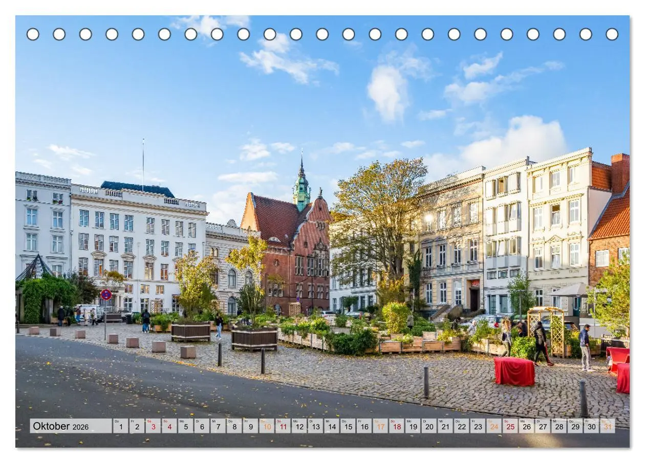 Bild: 9783457523834 | Lübeck Impressionen (Tischkalender 2026 DIN A5 quer), CALVENDO...