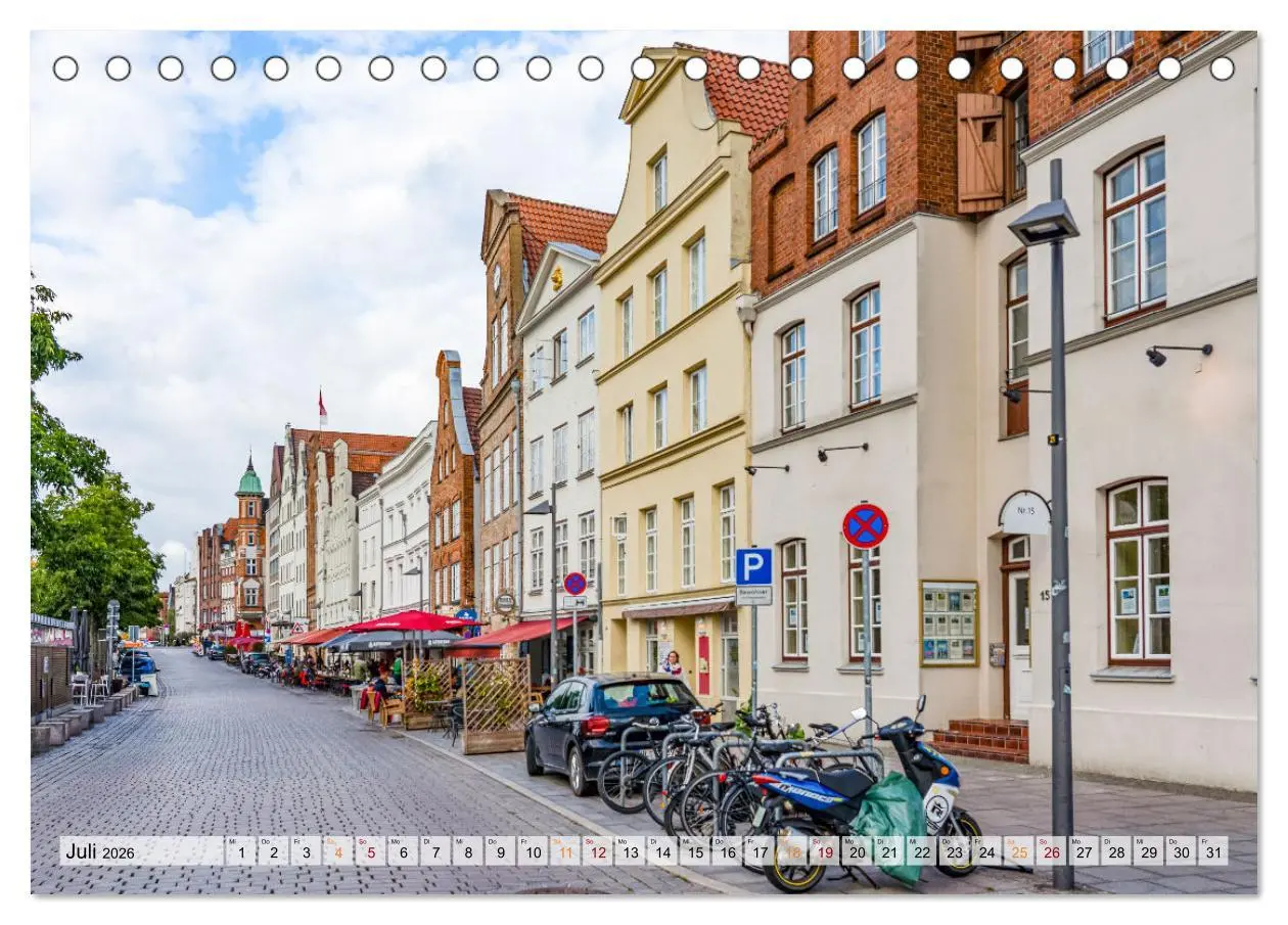 Bild: 9783457523834 | Lübeck Impressionen (Tischkalender 2026 DIN A5 quer), CALVENDO...