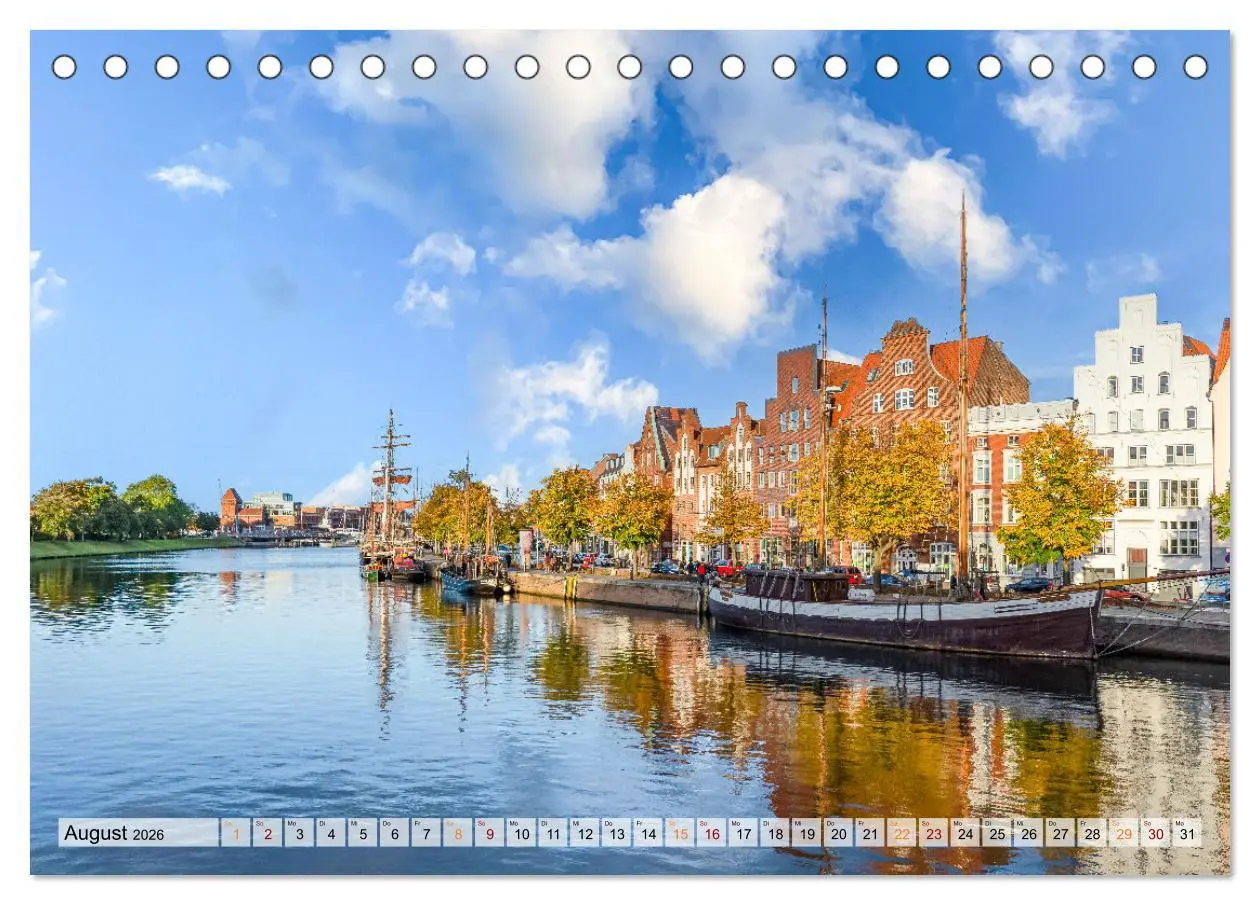 Bild: 9783457523834 | Lübeck Impressionen (Tischkalender 2026 DIN A5 quer), CALVENDO...