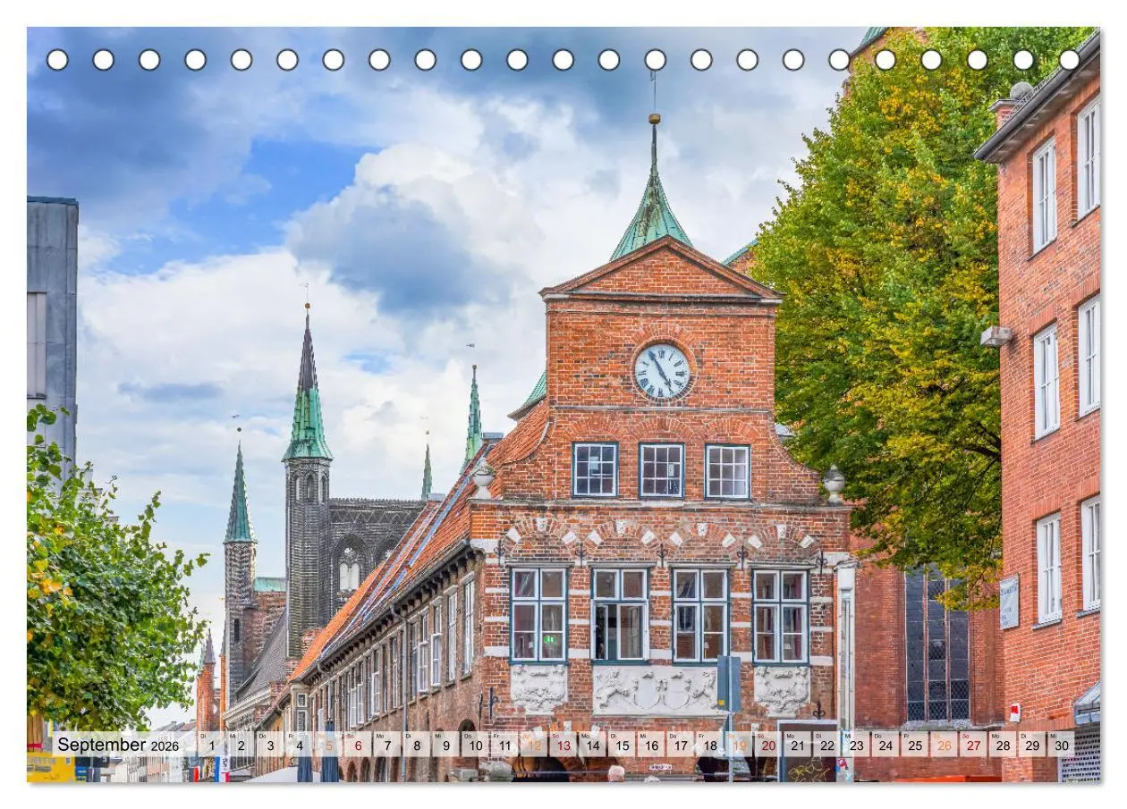 Bild: 9783457523834 | Lübeck Impressionen (Tischkalender 2026 DIN A5 quer), CALVENDO...