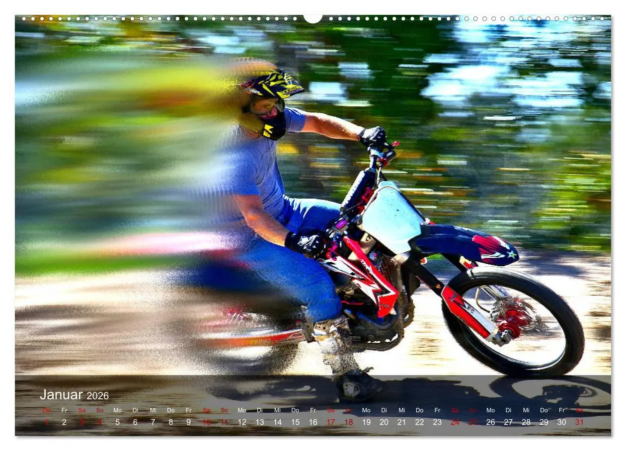 Bild: 9783457833834 | Motocross - Adrenalin pur (Wandkalender 2026 DIN A2 quer), CALVENDO...