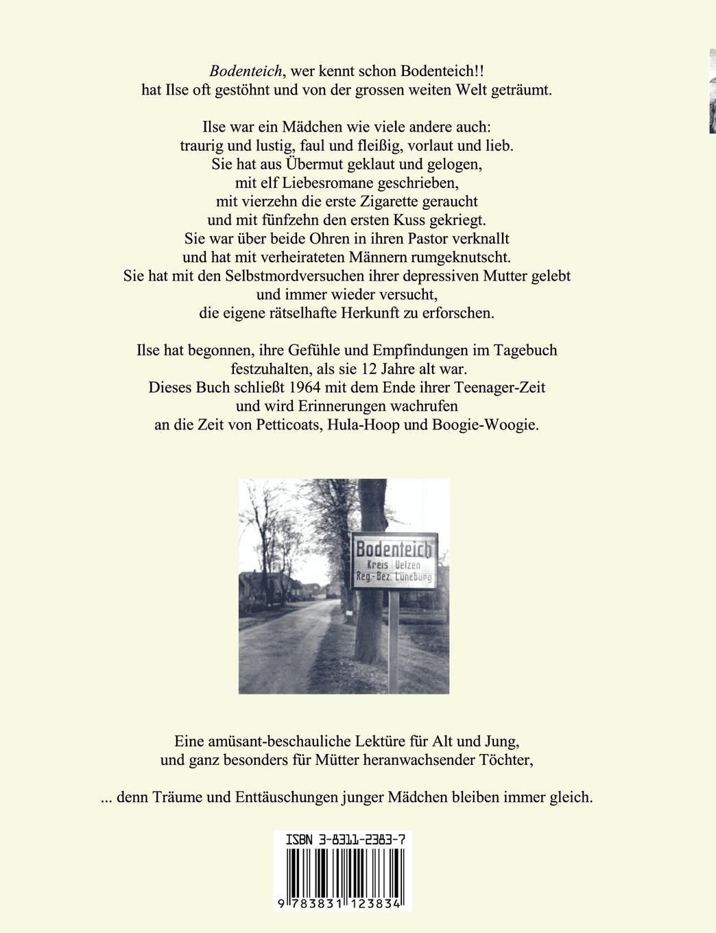 Rückseite: 9783831123834 | Petticoat und Pferdeschwanz | Bodenteicher Tagebücher 1956 - 1964