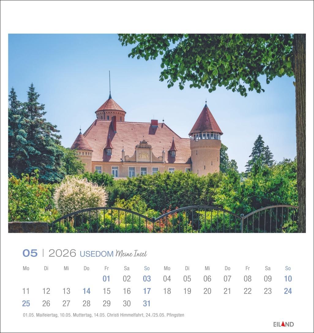 Bild: 9783964023834 | Usedom Postkartenkalender 2026 - Meine Insel | Eiland | Kalender