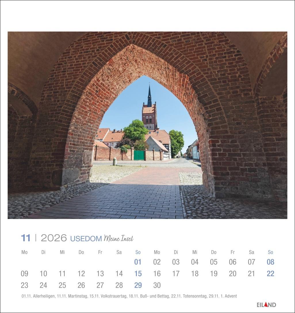 Bild: 9783964023834 | Usedom Postkartenkalender 2026 - Meine Insel | Eiland | Kalender