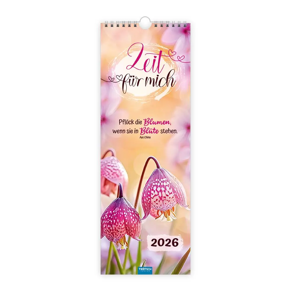 Cover: 9783988023834 | Trötsch Maxi-Streifenkalender Zeit für mich 2026 | Wandkalender | KG