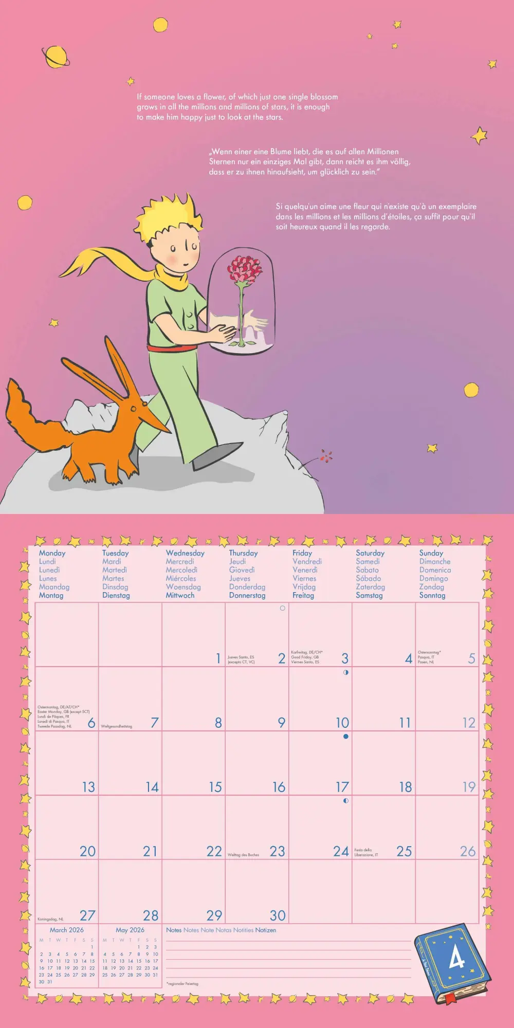 Bild: 4069095003934 | Der Kleine Prinz 2026 - Wand-Kalender - Broschüren-Kalender - 30x30...