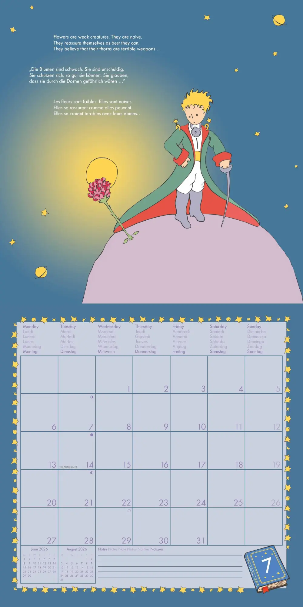 Bild: 4069095003934 | Der Kleine Prinz 2026 - Wand-Kalender - Broschüren-Kalender - 30x30...