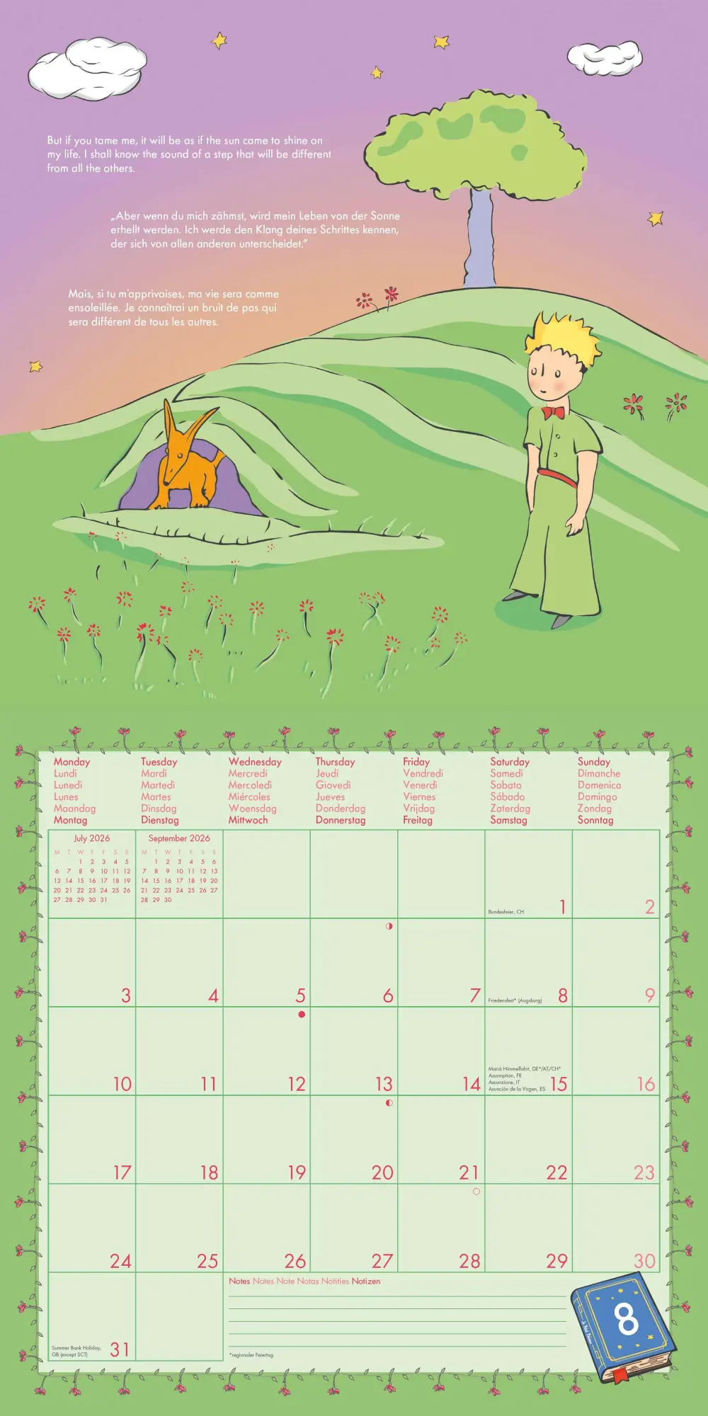 Bild: 4069095003934 | Der Kleine Prinz 2026 - Wand-Kalender - Broschüren-Kalender - 30x30...