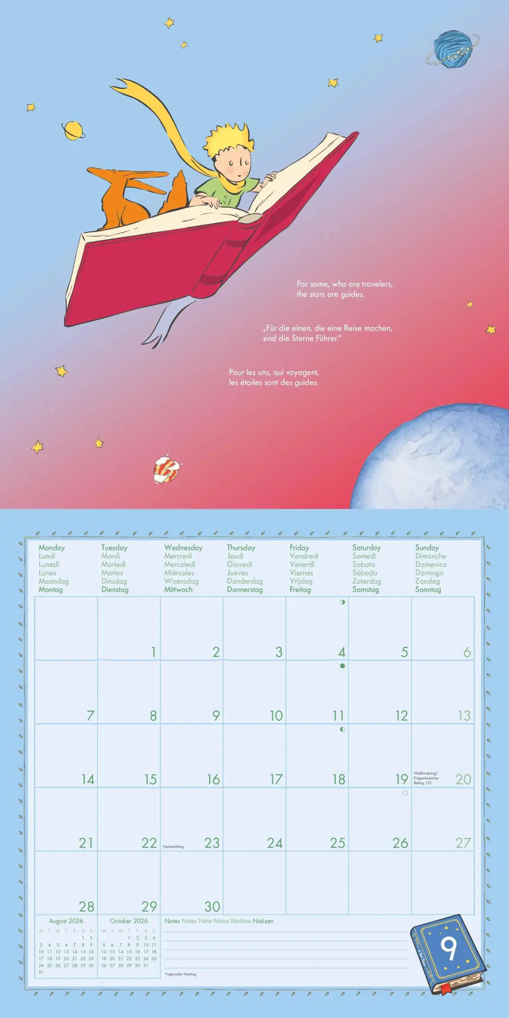 Bild: 4069095003934 | Der Kleine Prinz 2026 - Wand-Kalender - Broschüren-Kalender - 30x30...