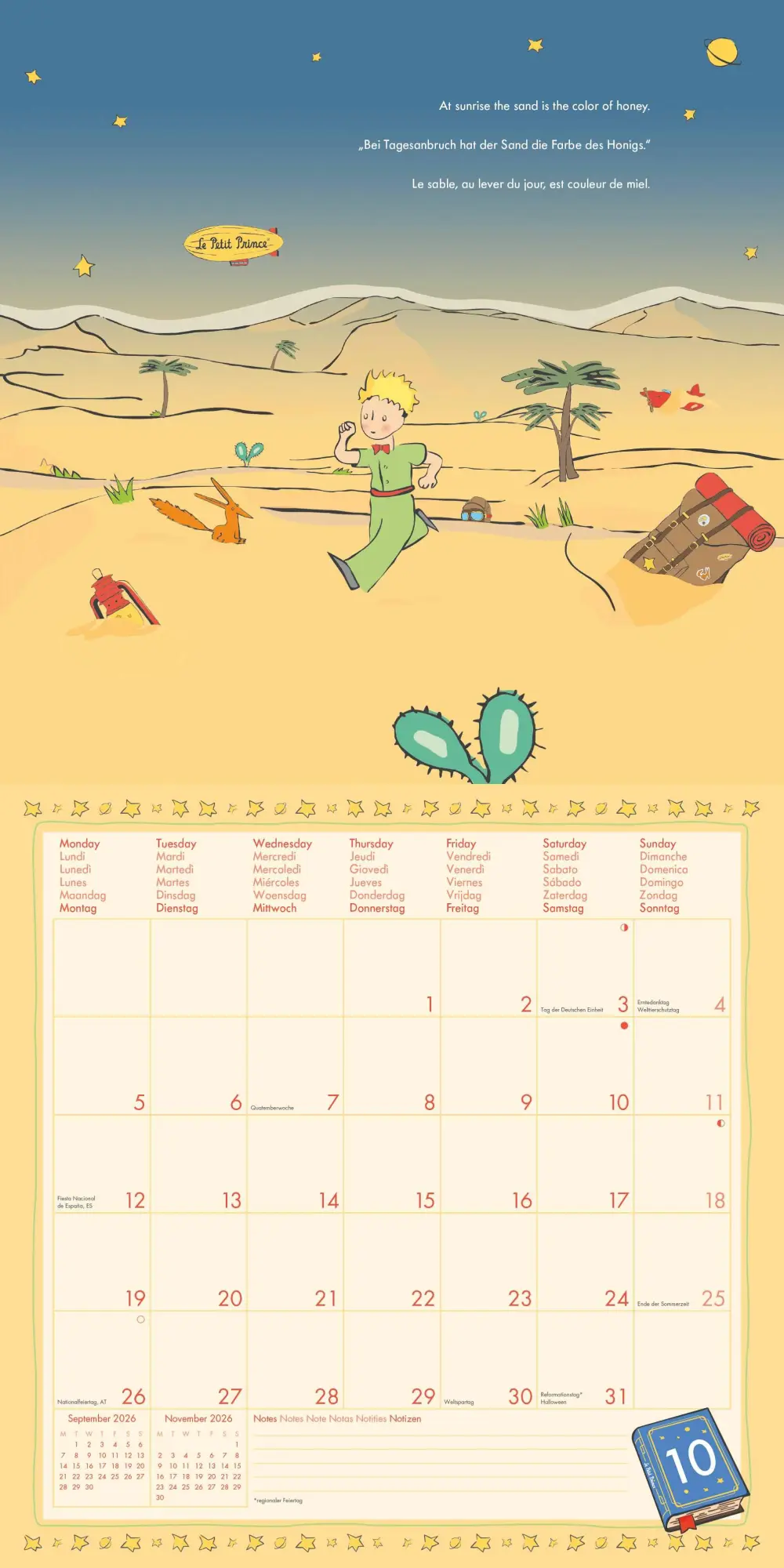 Bild: 4069095003934 | Der Kleine Prinz 2026 - Wand-Kalender - Broschüren-Kalender - 30x30...