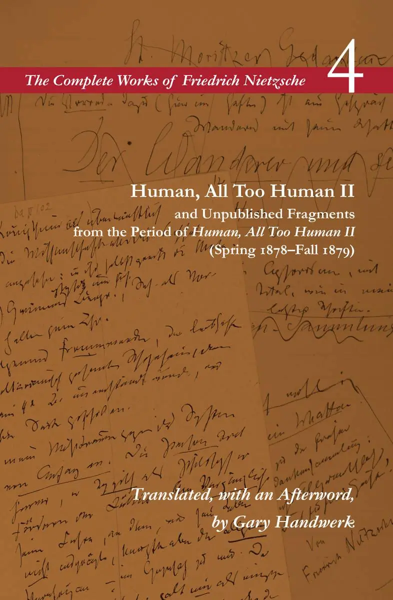 Cover: 9780804783934 | Human, All Too Human II / Unpublished Fragments from the Period of...