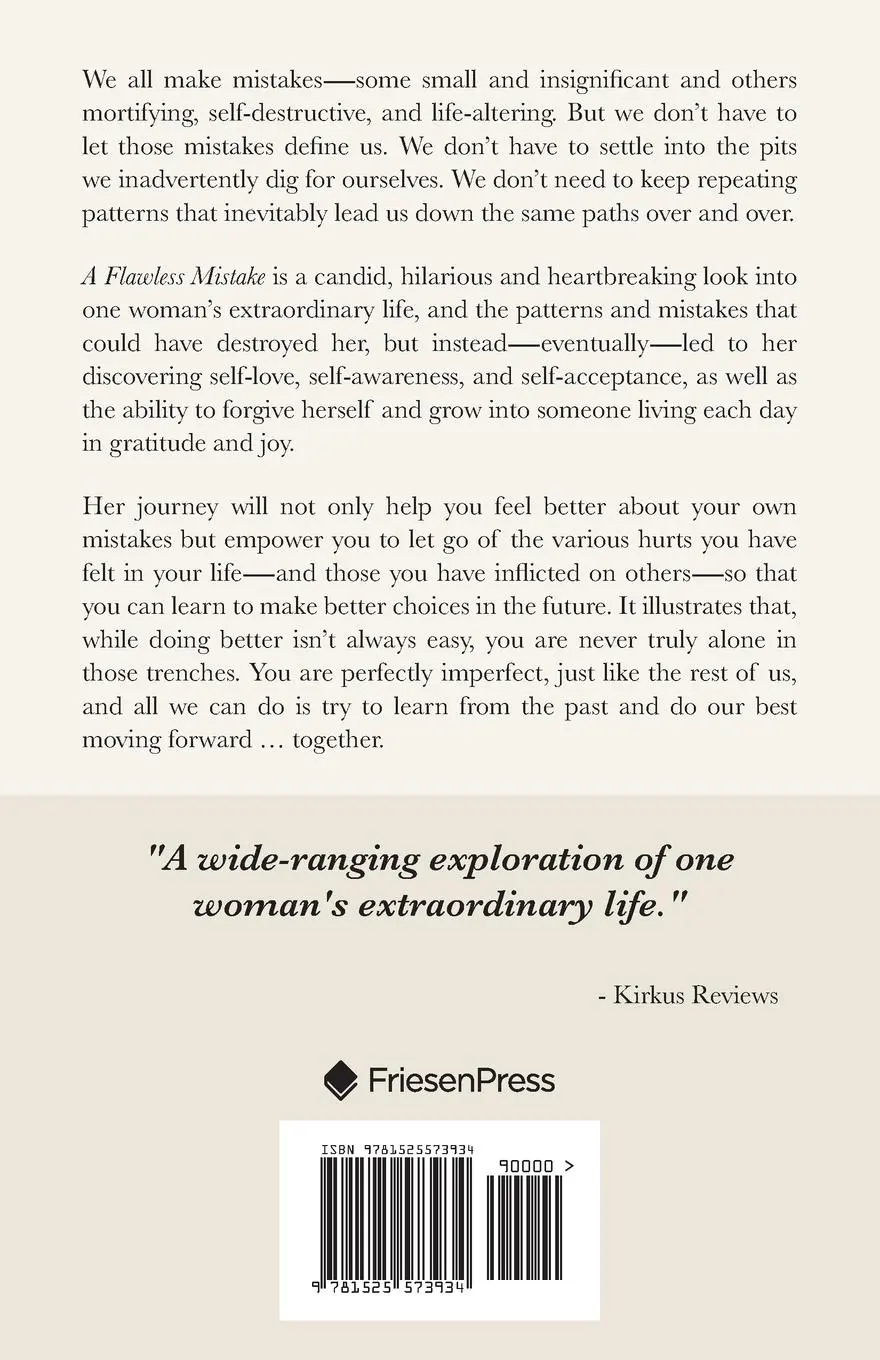 Rückseite: 9781525573934 | A Flawless Mistake | Tales From a Beautiful Life of Colossal F*ckups