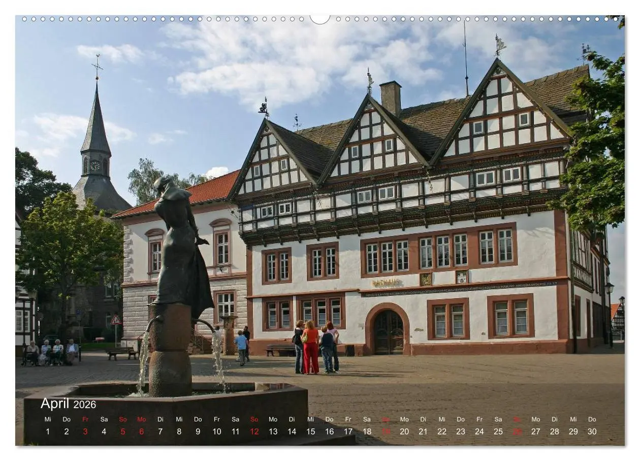 Bild: 9783516223934 | Blomberg in Lippe (hochwertiger Premium Wandkalender 2026 DIN A2...