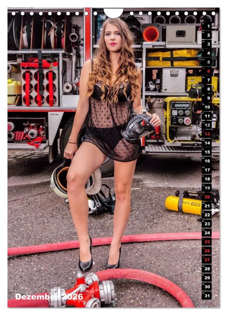 Bild: 9783516463934 | Feuerwehrkalender 2026 (Wandkalender 2026 DIN A4 hoch), CALVENDO...