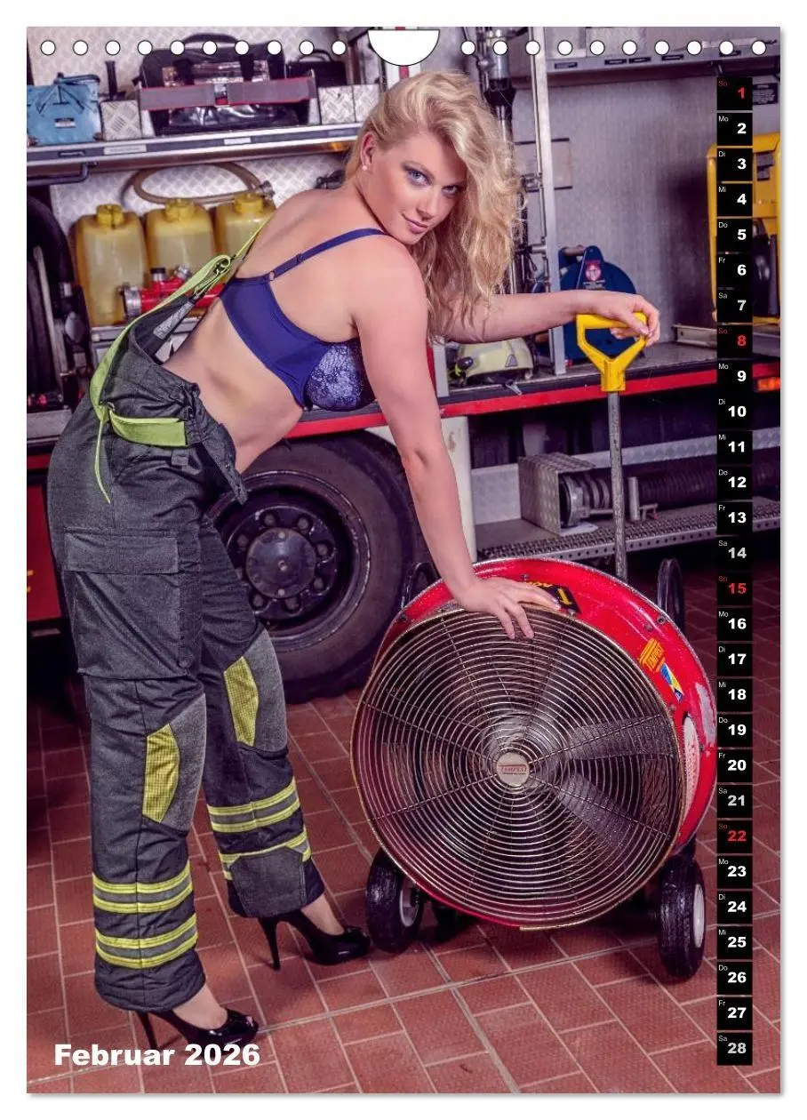 Bild: 9783516463934 | Feuerwehrkalender 2026 (Wandkalender 2026 DIN A4 hoch), CALVENDO...