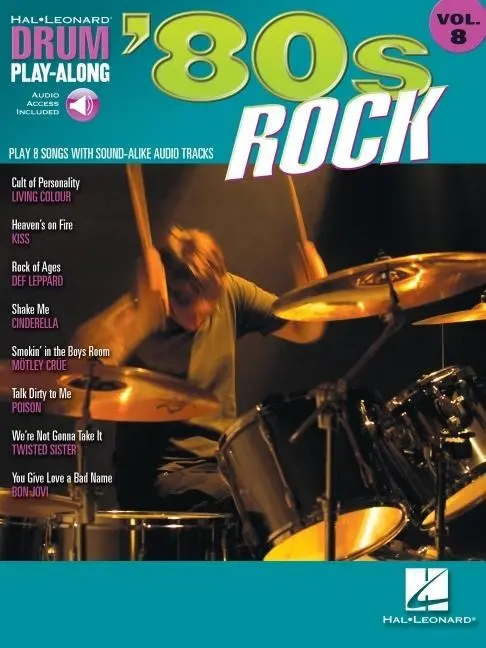 Cover: 884088094034 | '80s Rock Drum Play-Along Volume 8 Book/Online Audio | Taschenbuch