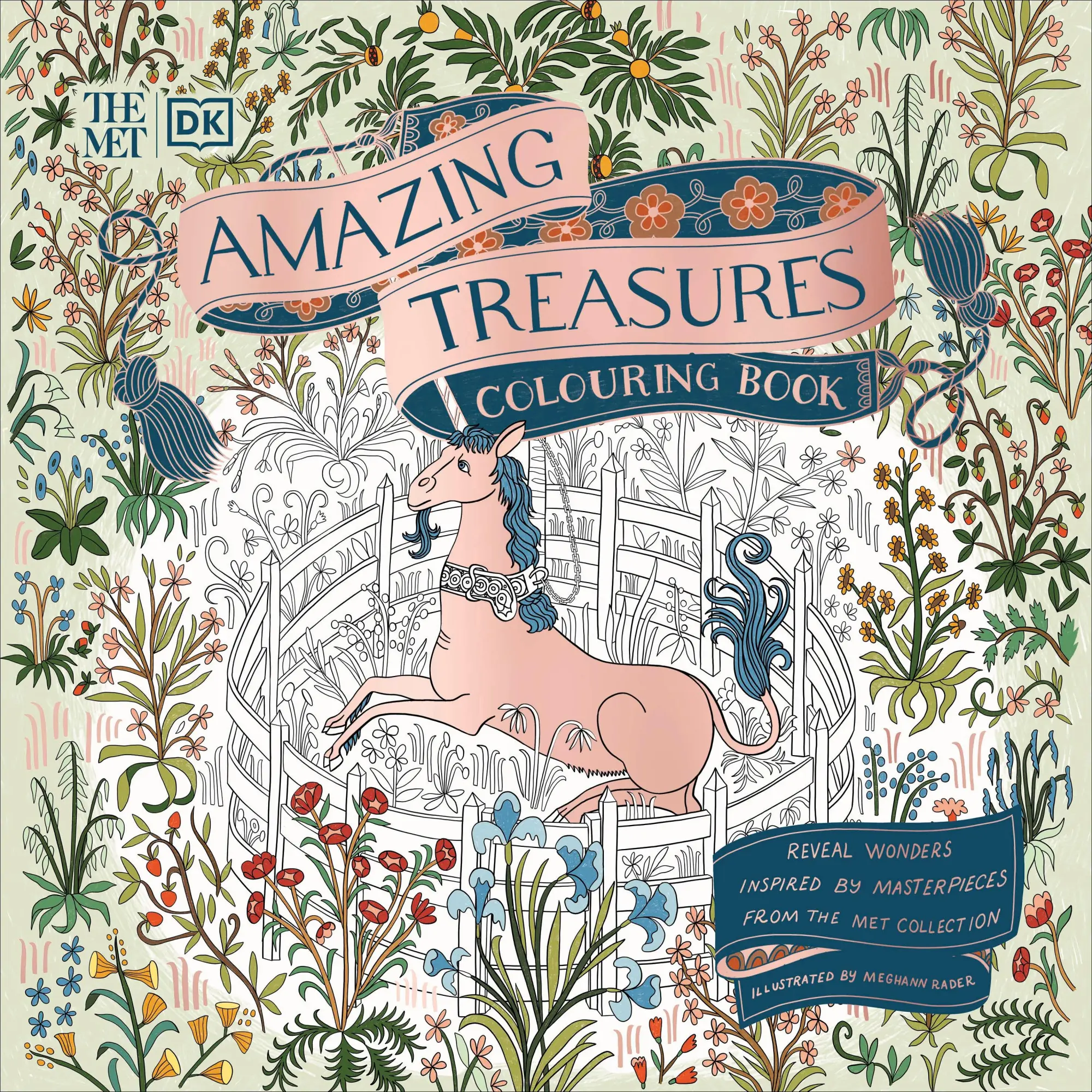 The Met Amazing Treasures Colouring Book