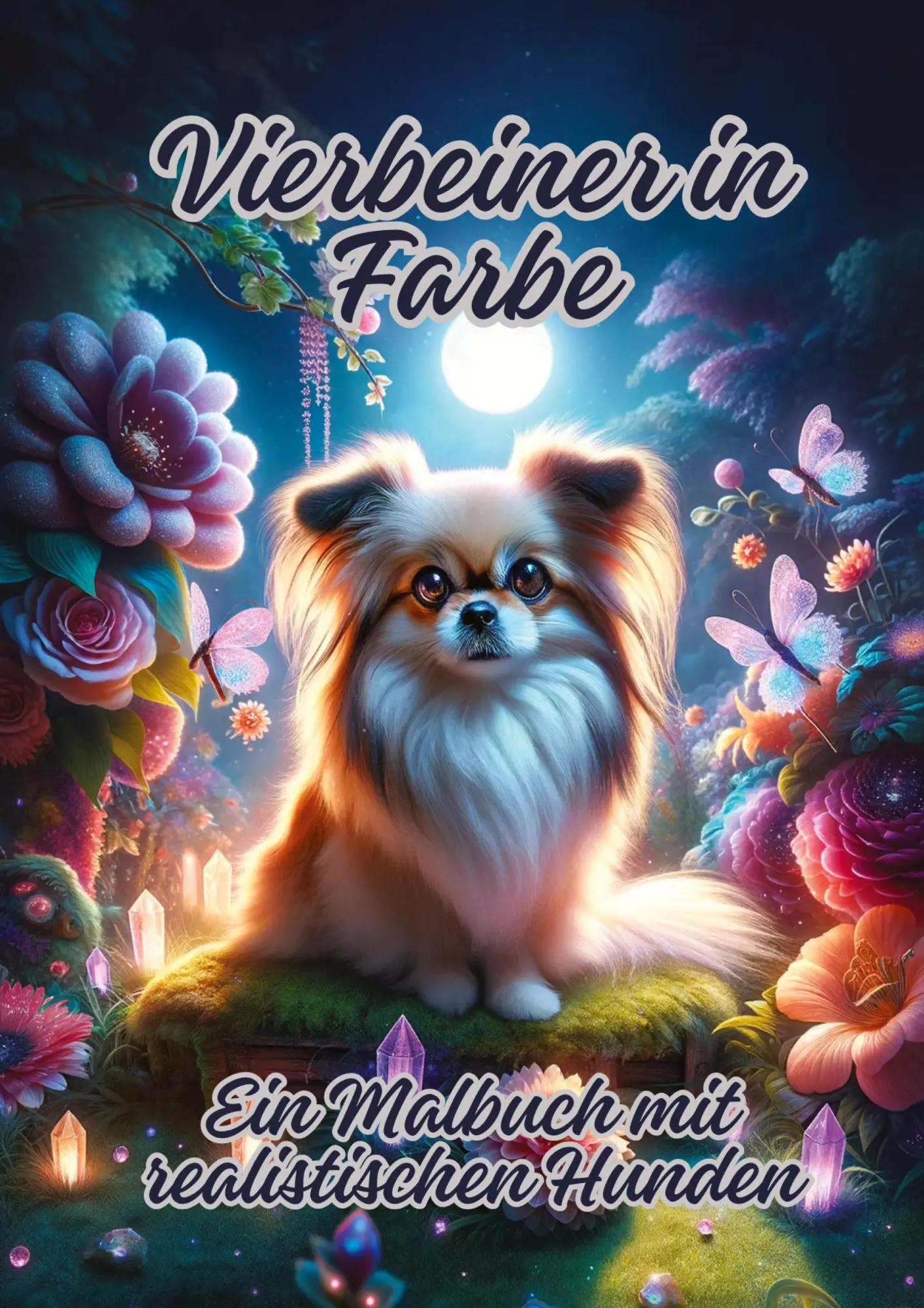 Cover: 9783384144034 | Vierbeiner in Farbe | Ein Malbuch mit realistischen Hunden | Artjoy