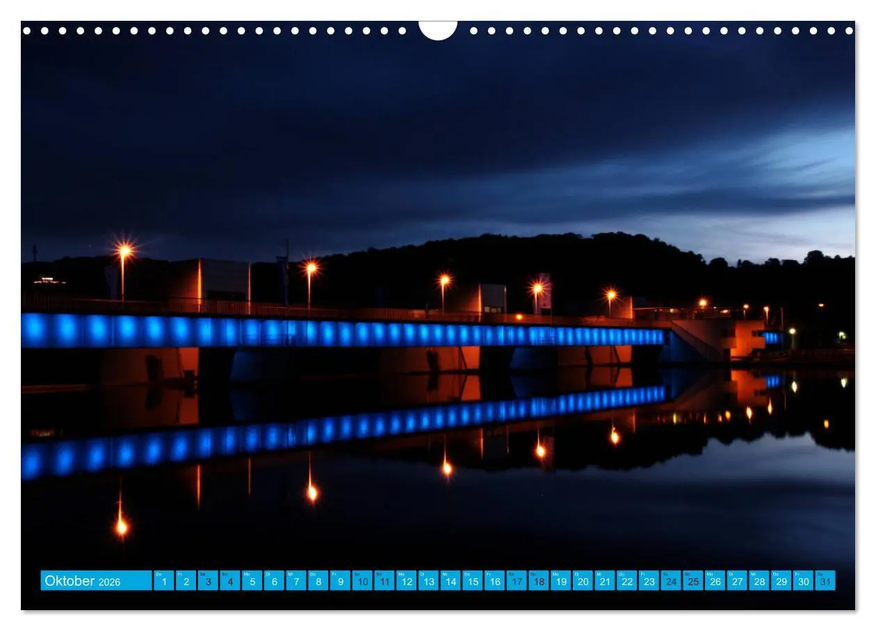 Bild: 9783457884034 | Essen Lichter der Nacht (Wandkalender 2026 DIN A3 quer), CALVENDO...