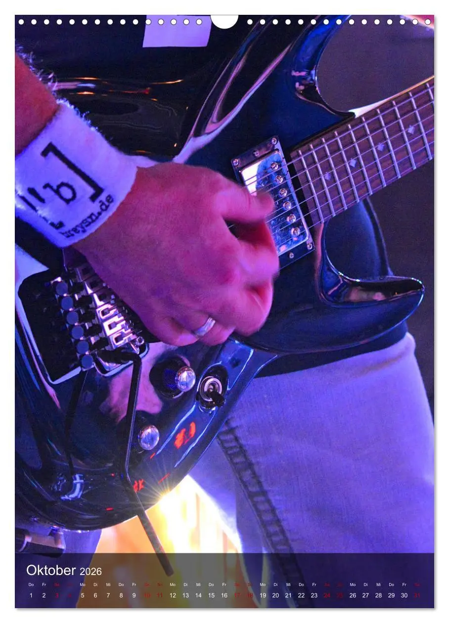 Bild: 9783516354034 | Rockgitarren in Concert (Wandkalender 2026 DIN A3 hoch), CALVENDO...