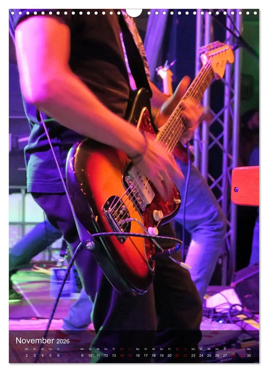 Bild: 9783516354034 | Rockgitarren in Concert (Wandkalender 2026 DIN A3 hoch), CALVENDO...