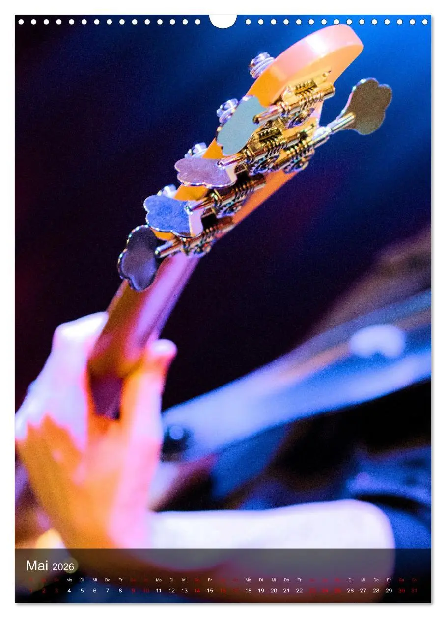 Bild: 9783516354034 | Rockgitarren in Concert (Wandkalender 2026 DIN A3 hoch), CALVENDO...