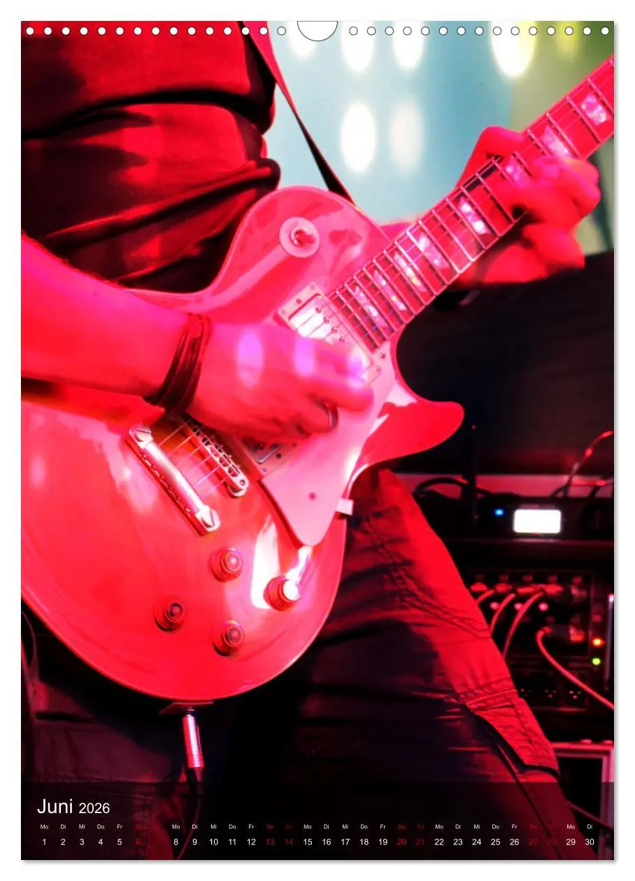 Bild: 9783516354034 | Rockgitarren in Concert (Wandkalender 2026 DIN A3 hoch), CALVENDO...