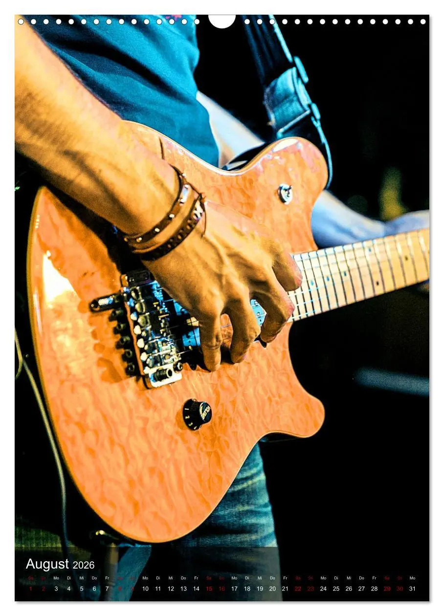 Bild: 9783516354034 | Rockgitarren in Concert (Wandkalender 2026 DIN A3 hoch), CALVENDO...