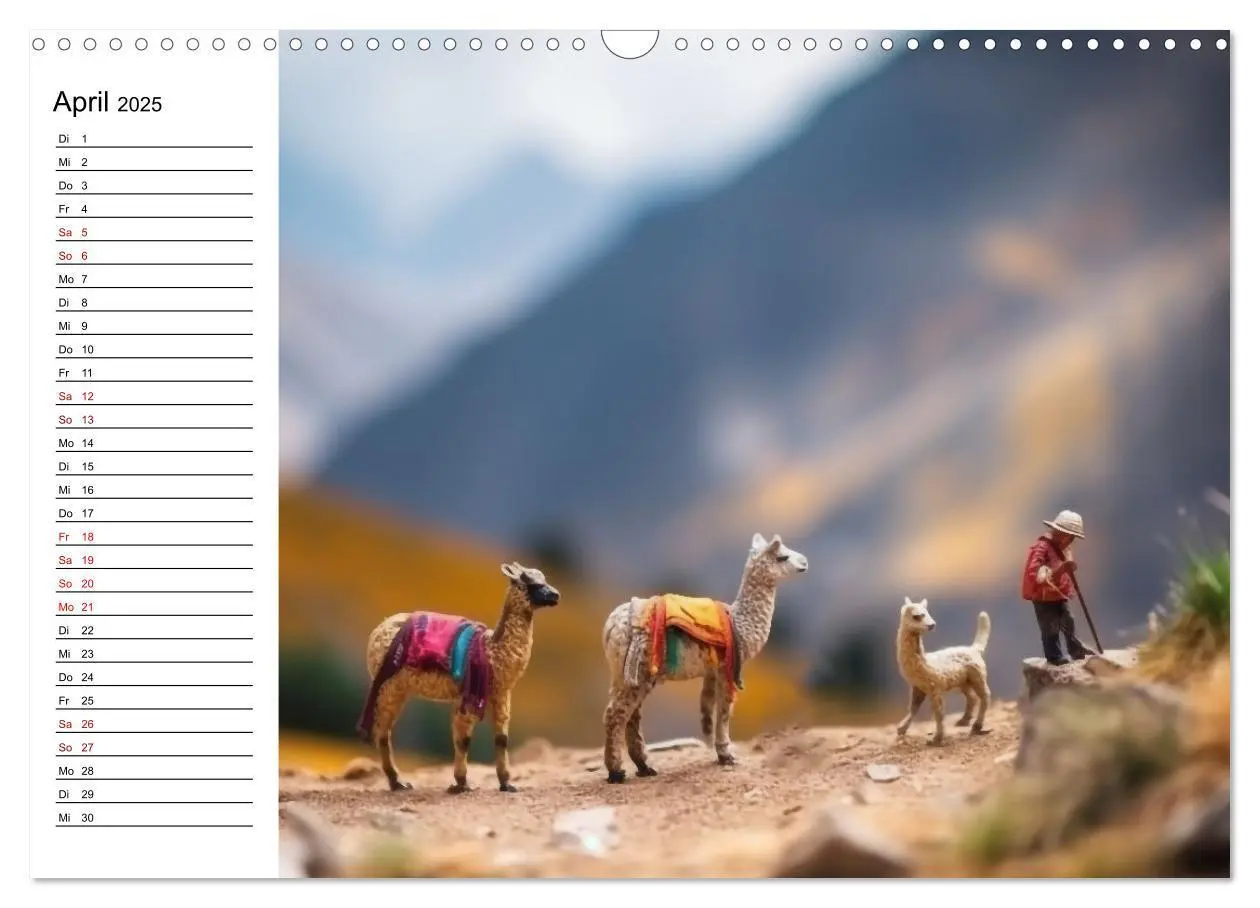 Bild: 9783383904134 | Miniatur Weltreise (Wandkalender 2025 DIN A3 quer), CALVENDO...