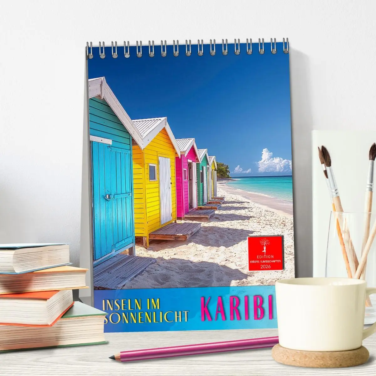 Bild: 9783457254134 | Karibik - Inseln im Sonnenlicht (Tischkalender 2026 DIN A5 hoch),...