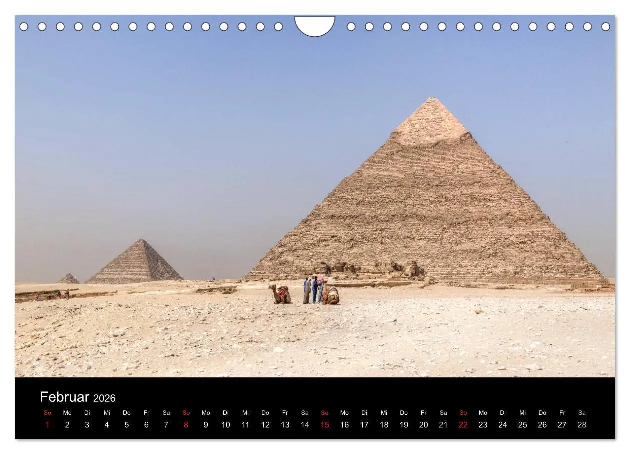 Bild: 9783516034134 | Ägypten (Wandkalender 2026 DIN A4 quer), CALVENDO Monatskalender