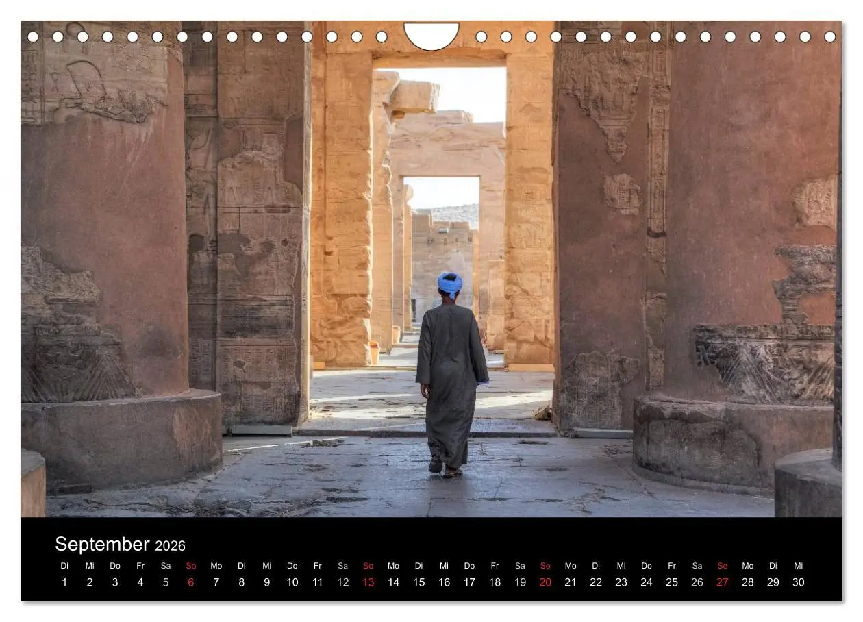 Bild: 9783516034134 | Ägypten (Wandkalender 2026 DIN A4 quer), CALVENDO Monatskalender