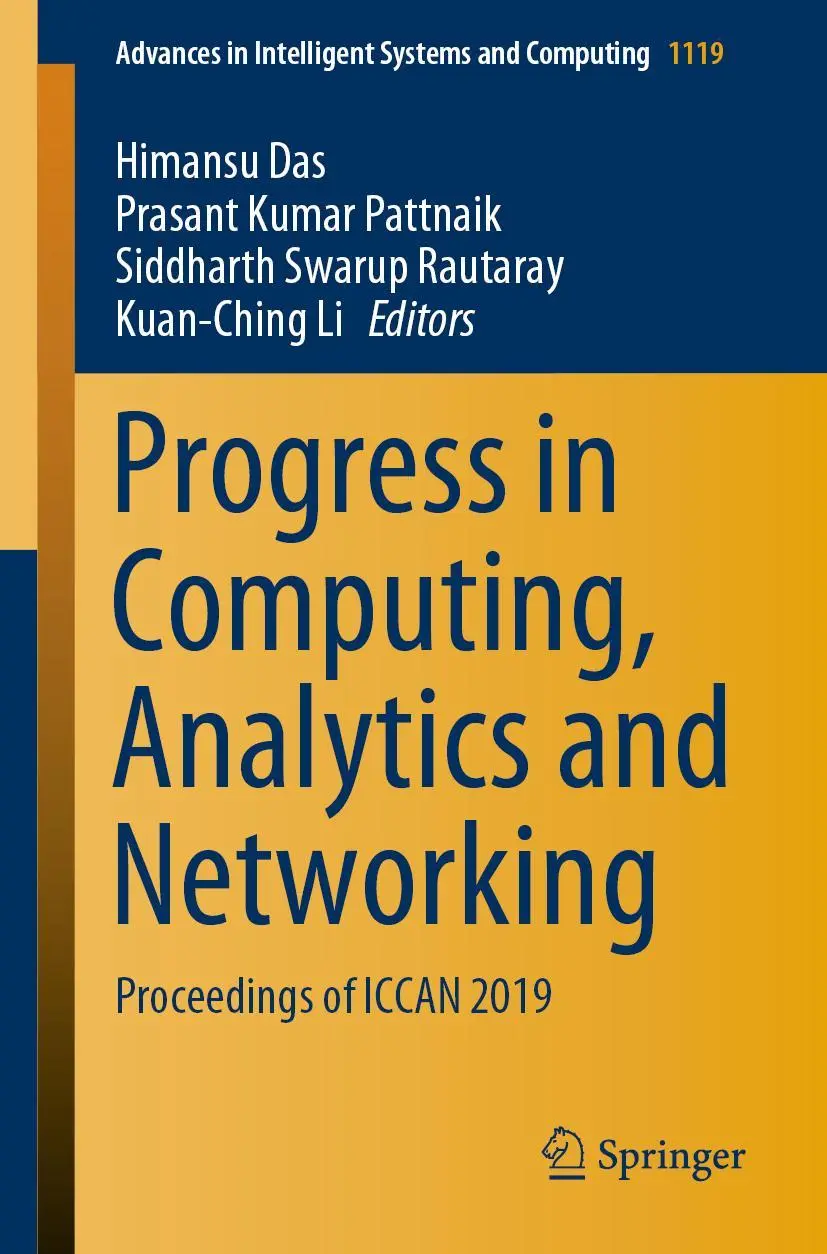 Cover: 9789811524134 | Progress in Computing, Analytics and Networking | Himansu Das (u. a.)