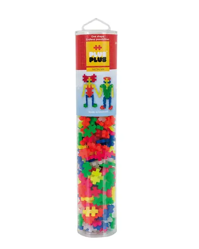 Cover: 5710409104234 | Plus-Plus Tube Neon Mix 240 pcs | 9604186 | 2020 | PLUS PLUS