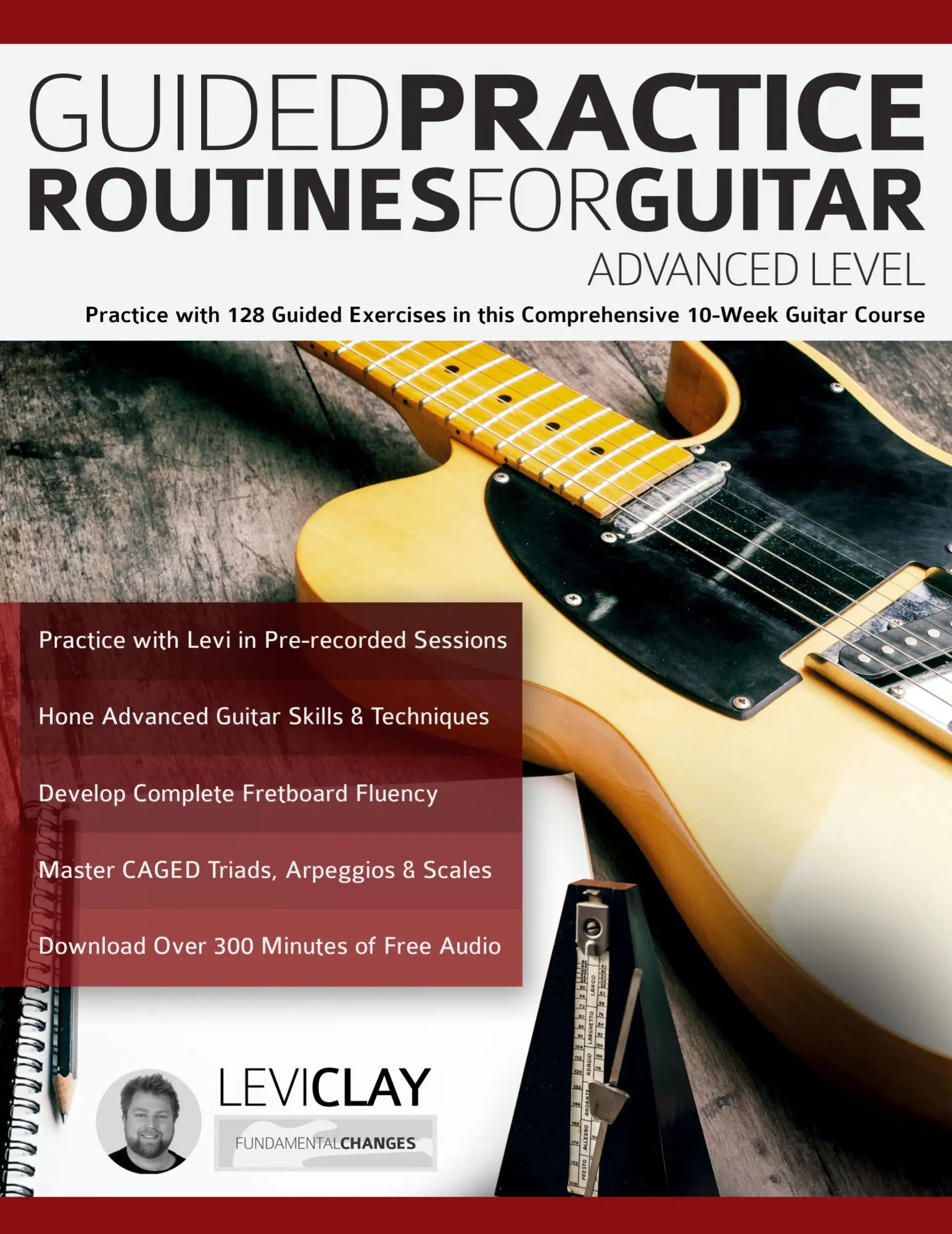 Cover: 9781789334234 | Guided Practice Routines For Guitar - Advanced Level | Clay (u. a.)