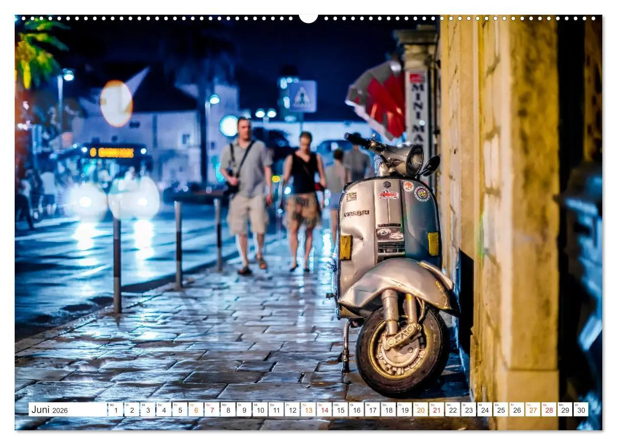 Bild: 9783457554234 | Kult Roller - Vesparade (Wandkalender 2026 DIN A2 quer), CALVENDO...