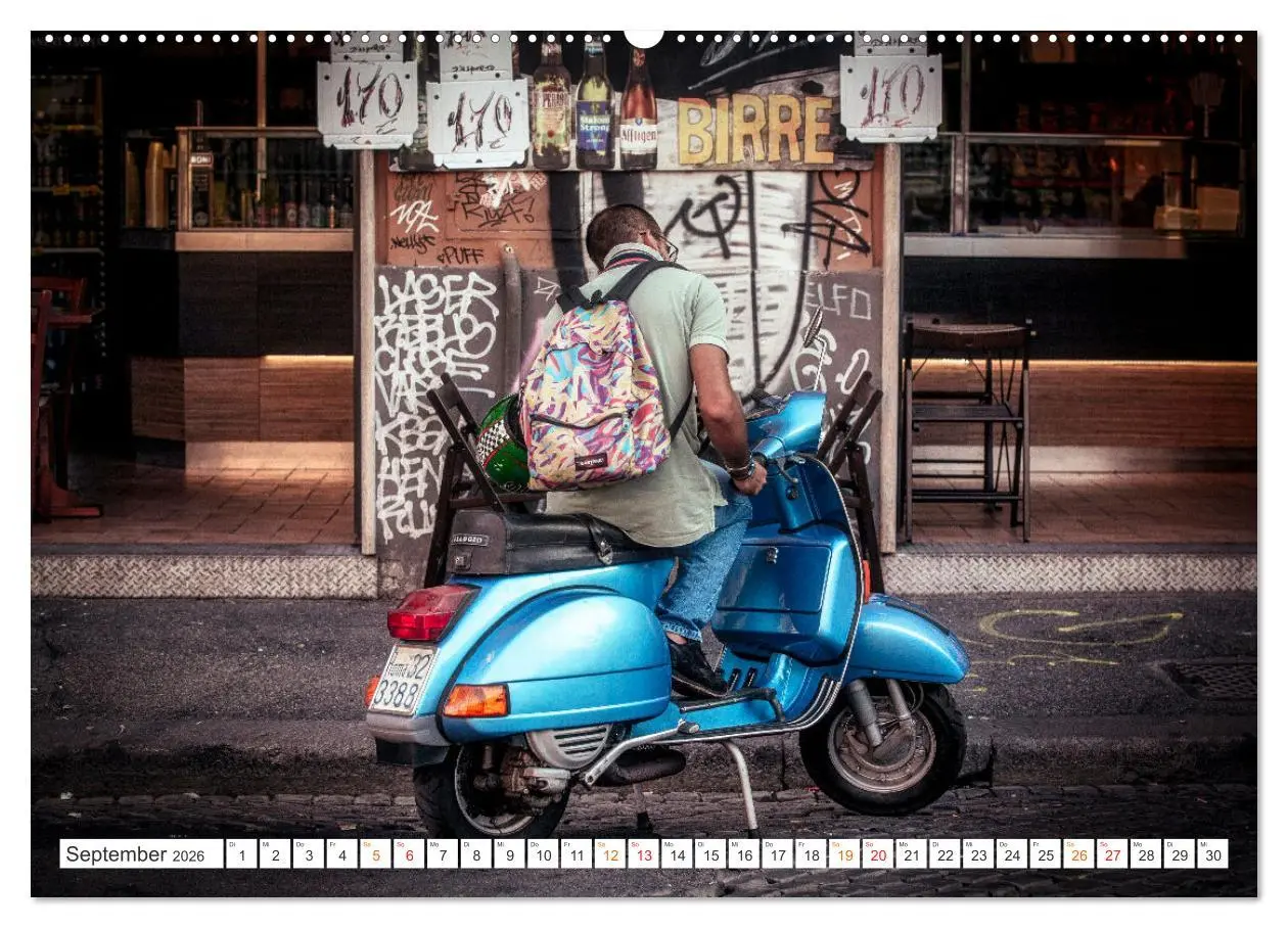 Bild: 9783457554234 | Kult Roller - Vesparade (Wandkalender 2026 DIN A2 quer), CALVENDO...