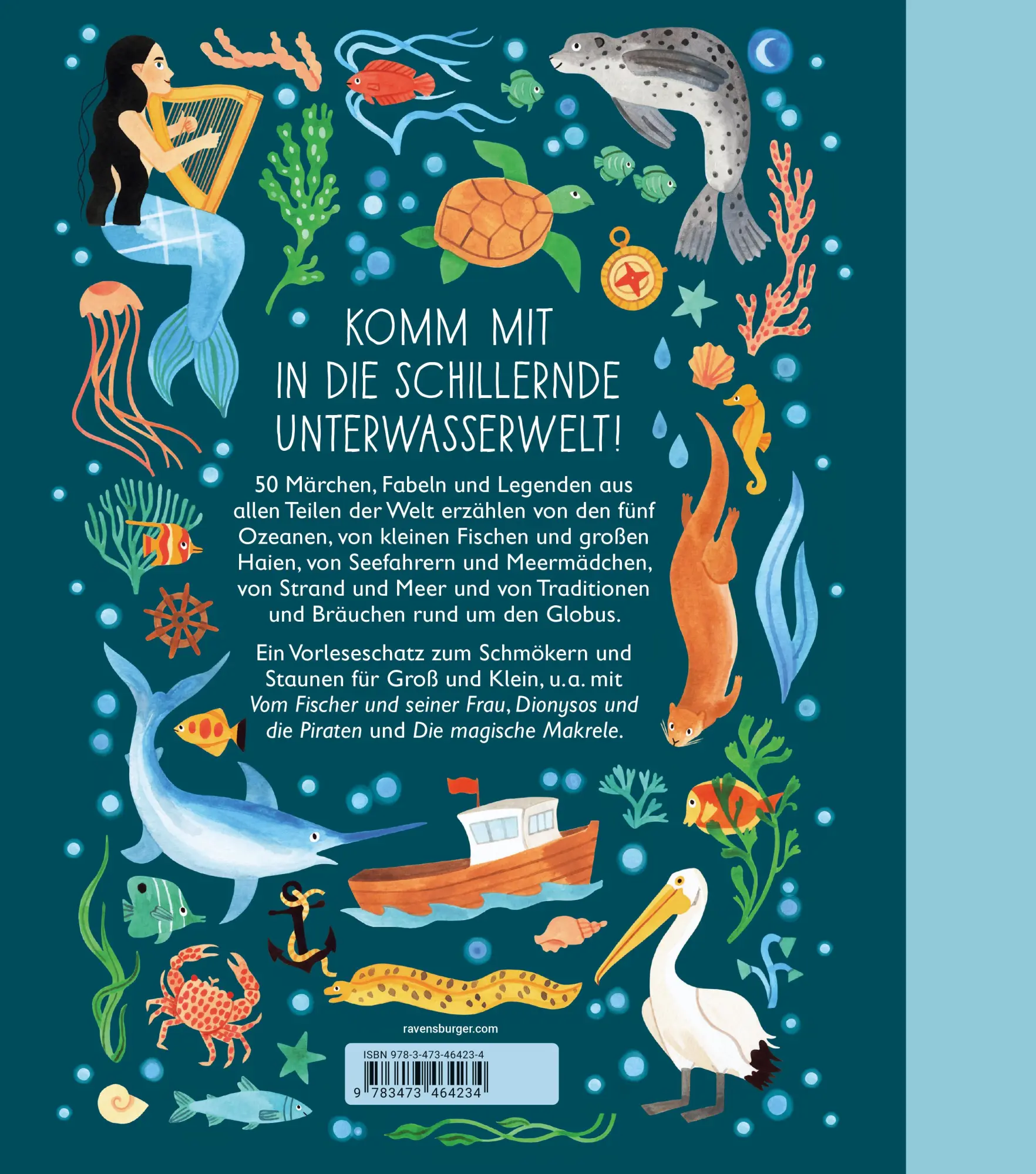 Rückseite: 9783473464234 | Ozeangeschichten rund um die Welt | Angela Mc Allister | Buch | 128 S.