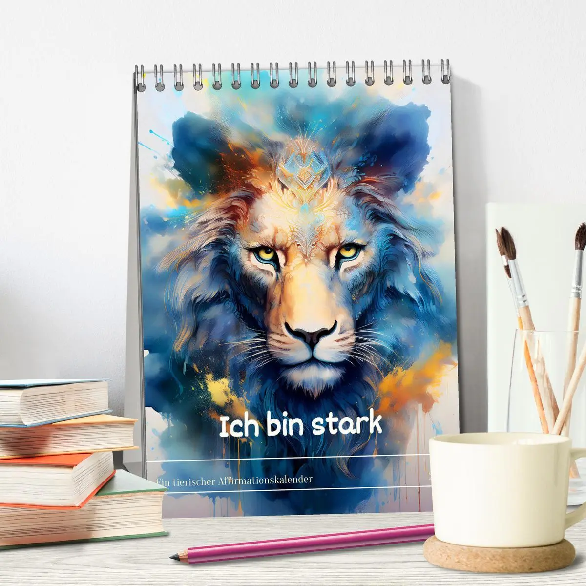 Bild: 9783516264234 | Ich bin stark - Ein tierischer Affirmationskalender (Tischkalender...
